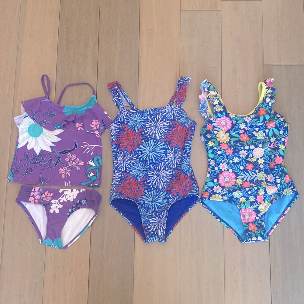 Girls Swimsuits Bundle sz6